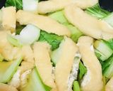 チンゲン菜とうすあげのあっさりひたし煮作り方3写真