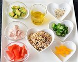 おいしく減塩！雑穀米と野菜のサラダ♪作り方2写真