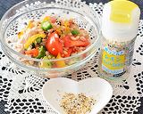 おいしく減塩！雑穀米と野菜のサラダ♪作り方3写真