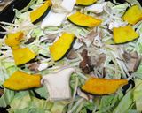 ホットプレートで薄切り豚と野菜蒸し！作り方3写真