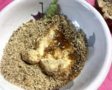 ブロッコリーの茎と蟹カマのワサマヨ和え作り方3写真