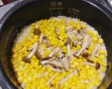 コーンとシメジの味噌炊き込みご飯作り方6写真