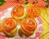 食パンで❤可愛い♪♪りんごの薔薇パイ風作り方8写真