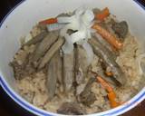 牛ごぼう炊き込みご飯（＾－＾）作り方4写真