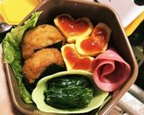 誕生日お弁当 旦那作り方4写真