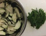 簡単♪茄子とニラの浅漬け（おつまみ風）作り方1写真