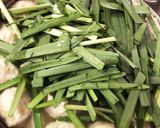和風鶏団子のほっこりニラたま鶏団子汁♡作り方8写真