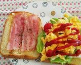 我が家のBLTTサンド(ฅ∀<`๑)作り方3写真