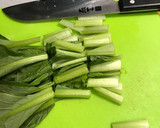 小松菜と厚揚げの煮物作り方1写真