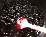 ブルーベリーソース(ハチミツ煮)作り方1写真