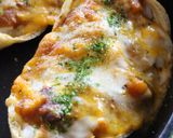 簡単！詰めて焼くだけ♪カレーオープン稲荷作り方7写真