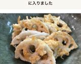 蓮根と小えびの天ぷら作り方5写真