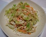 ごまだれ☆サラダうどん作り方2写真