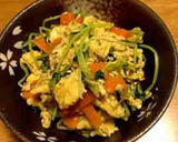 激安！簡単豆苗ともやしの卵炒め作り方8写真