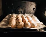 全粒粉100%のレーズンちぎりパン☆作り方5写真