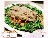 マクロビ☆根菜のひき肉風味噌あんかけ作り方8写真
