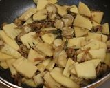 夕食♪美味♪筍と土筆ベビーホタテの炒め煮作り方6写真