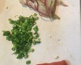 菜の花と明太子ミョウガのせ！和風パスタ作り方1写真