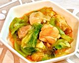 タッカルビソースで！旨辛鶏キャベツ炒め作り方6写真