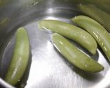 簡単！スナップエンドウのチーズ肉巻き作り方1写真