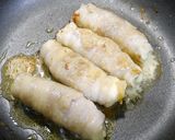 簡単！スナップエンドウのチーズ肉巻き作り方4写真