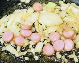 ソーセージ＆玉ねぎ☆チーズかけバター炒飯作り方2写真