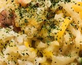 ソーセージ＆玉ねぎ☆チーズかけバター炒飯作り方4写真