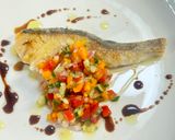 鱈のムニエル✨ラビゴットソース🧅🥒🍅作り方7写真