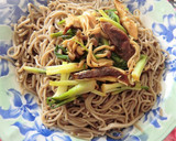 マイブーム！アサツキときのこの冷やしそば作り方4写真