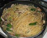 15分シリーズ☆麺つゆで和風スパゲッティ作り方5写真