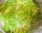 塩酒粕で旨♪水菜のふわふわポタージュ作り方2写真