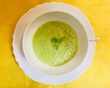 塩酒粕で旨♪水菜のふわふわポタージュ作り方5写真