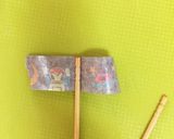 マステとつまようじで簡単お弁当ピック☆作り方1写真