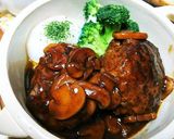 赤ワインで本格デミグラスソースハンバーグ作り方9写真