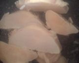 鶏胸肉で！ヘルシー簡単オニオンソースがけ作り方4写真