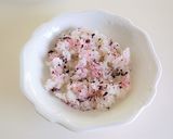 すみれの花とゆかりの豆おにぎり作り方2写真