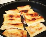 豚肉とネギno焼く春巻き作り方7写真
