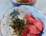 簡単！マグロと たたき長芋のやまかけ作り方5写真