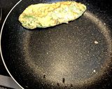 ビールが進む…ネギカニオムレツ！作り方3写真