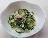 キュウリのホタテマヨ和え☆作り方3写真