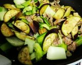 ナスとチンゲン菜のにんにく炒め作り方3写真
