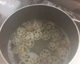 蓮根の柚子胡椒味噌和え作り方1写真