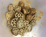 蓮根の柚子胡椒味噌和え作り方3写真