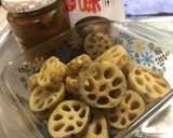 蓮根の柚子胡椒味噌和え作り方4写真