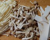 簡単和食✿鶏ささみとネギときのこの生姜煮作り方3写真