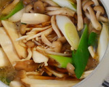簡単和食✿鶏ささみとネギときのこの生姜煮作り方5写真