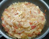 簡単！新玉葱とむね肉の味噌トマト煮作り方5写真