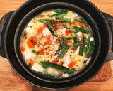 豆腐と卵、ニラの酸辣湯☆作り方17写真