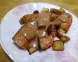 鮭とじゃが芋のオーロラソース作り方6写真