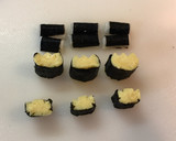 寿司型・模様巻き(玉子のカエルちゃん)作り方4写真